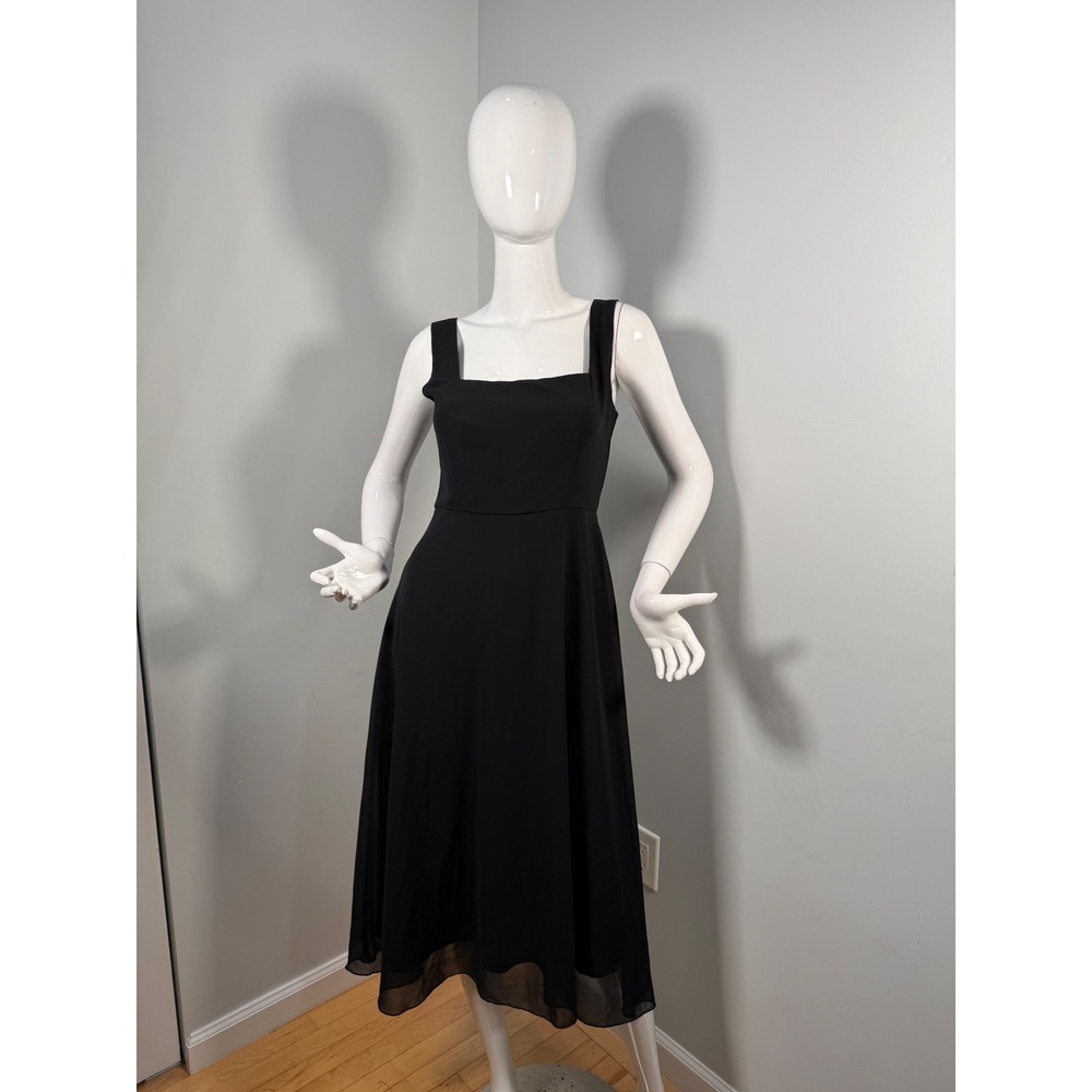 Commense Semi-Sheer Cami Long Dress black‎ size S - Picture 9 of 11